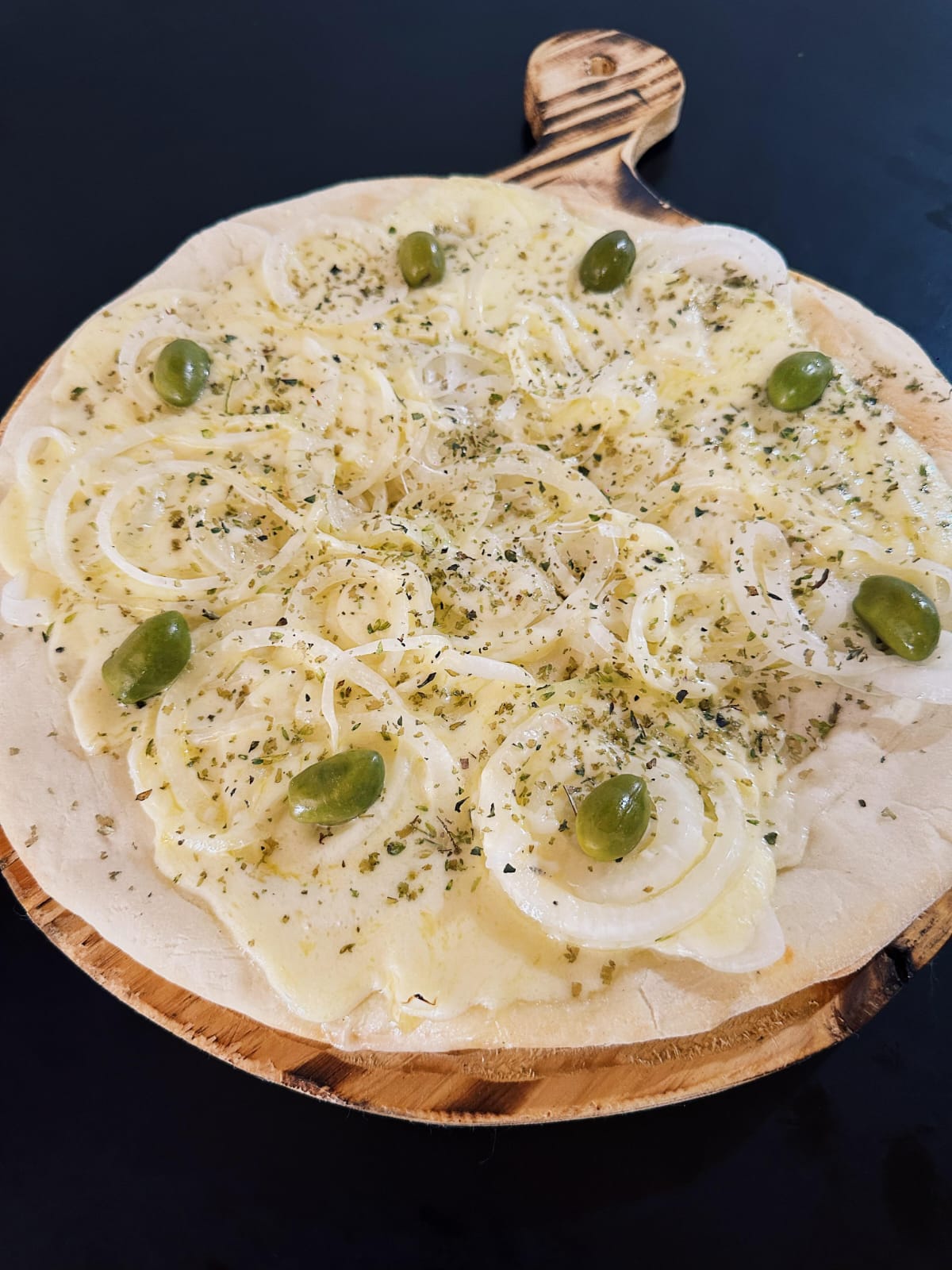 FUGAZZA CON QUESO AL ROQUEFORT